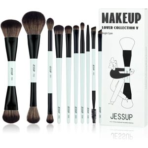 Jessup Modèle Ensemble de Pinceaux Duo-End - Visage & Yeux - Publicité Jessup Modèle Ensemble de Pinceaux Duo-End - Visage & Yeux - Publicité