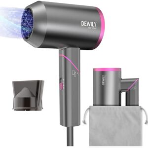 Dewily Hair Dryer - 1800W Ionic Foldable - Hair Dryer Travel Dewily Hair Dryer - 1800W Ionic Foldable - Hair Dryer Travel