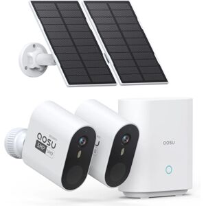 Caméra de Sécurité WiFi Solaire 3K Aosu - Vision Nocturne Couleur 5MP - Publicité Caméra de Sécurité WiFi Solaire 3K Aosu - Vision Nocturne Couleur 5MP - Publicité