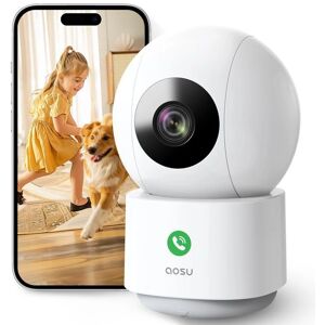 Caméra de Surveillance AOSU 2K WiFi Intérieur 360°, Vision Nocturne 10m, WiFi 5G/2.4GHz, Détection Humaine AI, Audio Bidirectionnel, Appel d'un Clic - Publicité Caméra de Surveillance AOSU 2K WiFi Intérieur 360°, Vision Nocturne 10m, WiFi 5G/2.4GHz, Détection Humaine AI, Audio Bidirectionnel, Appel d'un Clic - Publicité