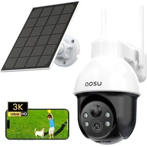 AOSU 3K 5MP Kamera WiFi Zewnętrzna Solar Panorama PTZ AOSU 3K 5MP Kamera WiFi Zewnętrzna Solar Panorama PTZ