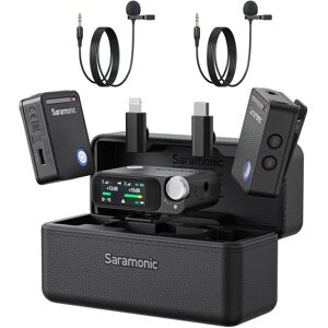 Saramonic Ultra Black - Drahtloses Mikrofonsystem + Lavalier - Professioneller Ton Saramonic Ultra Black - Drahtloses Mikrofonsystem + Lavalier - Professioneller Ton