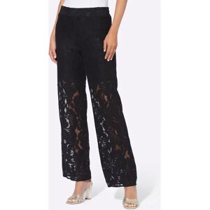 HEINE Damenhose - Guipure-Spitze - Normalpassform - Schwarz - Hose HEINE Damenhose - Guipure-Spitze - Normalpassform - Schwarz - Hose