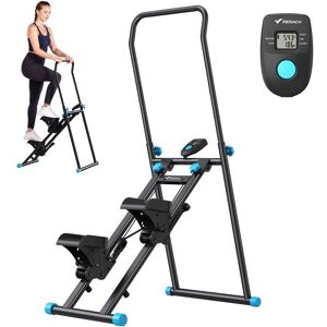 Merach - Foldable Vertical Stepper for Stairs - Full-Body Workout - LCD Merach - Foldable Vertical Stepper for Stairs - Full-Body Workout - LCD