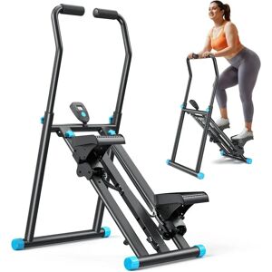 MERACH Foldable Vertical Stepper - LCD Display - 3 Resistance Levels - Adjustable Handlebars & Pedals - Home Fitness MERACH Foldable Vertical Stepper - LCD Display - 3 Resistance Levels - Adjustable Handlebars & Pedals - Home Fitness