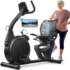 MERACH Semi-reclined Exercise Bike - 8 Resistance - 15.2cm Stride - LED Display MERACH Semi-reclined Exercise Bike - 8 Resistance - 15.2cm Stride - LED Display
