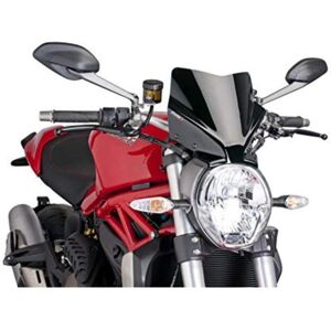Pare-brise moto Puig - Modèle 7013n - Noir - Pour Ducati Monster - Publicité Pare-brise moto Puig - Modèle 7013n - Noir - Pour Ducati Monster - Publicité