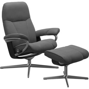 STRESSLESS Consul Grau Leder Relax Sessel - Sessel STRESSLESS Consul Grau Leder Relax Sessel - Sessel