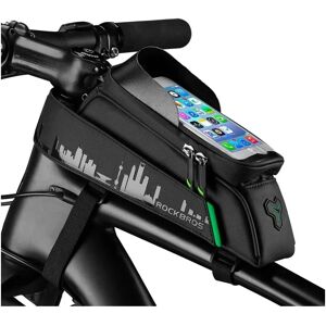 Rockbros 029-1BK Fahrradtasche - Wasserdicht, Groß, Smartphone-Zugang Rockbros 029-1BK Fahrradtasche - Wasserdicht, Groß, Smartphone-Zugang