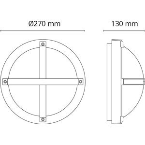 SG Armaturen Solo 1100 Applique Murale LED - IP65, 3000K, Dimmable - Publicité SG Armaturen Solo 1100 Applique Murale LED - IP65, 3000K, Dimmable - Publicité