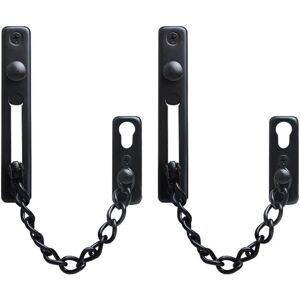 GOTRAYS - Stainless Steel Sliding Bolt - 2-piece - Door Security Chain GOTRAYS - Stainless Steel Sliding Bolt - 2-piece - Door Security Chain