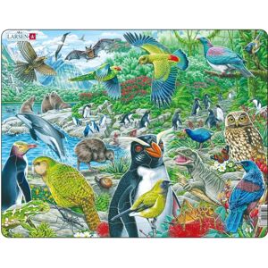 Larsen Neuseelands malerische Tierwelt Puzzle - 53 Teile Larsen Neuseelands malerische Tierwelt Puzzle - 53 Teile