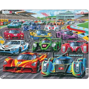 Puzzle Cadre Larsen - Voitures de Course - Publicité Puzzle Cadre Larsen - Voitures de Course - Publicité
