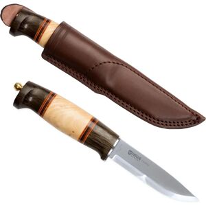 Helle Harding Jagdmesser - 3,9 Zoll Klinge - Knotenbirke & Walnussgriff - Norwegen Helle Harding Jagdmesser - 3,9 Zoll Klinge - Knotenbirke & Walnussgriff - Norwegen