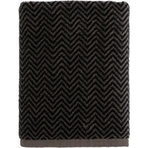 Halvor Bakke Verbier Håndkle - Svart - 70x140 - Myk Jacquard Halvor Bakke Verbier Håndkle - Svart - 70x140 - Myk Jacquard