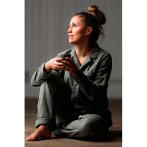 Borås Cotton Oliver Grøn Pyjamas - Nat tøj Borås Cotton Oliver Grøn Pyjamas - Nat tøj