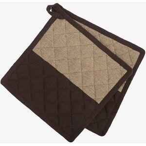 Gustav Ovland - Cultra 2-pakning Grytekluter - Brunt Kjøkkentekstiler Gustav Ovland - Cultra 2-pakning Grytekluter - Brunt Kjøkkentekstiler