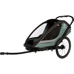 HAMAX Child Bike Trailer - Green/Black HAMAX Child Bike Trailer - Green/Black