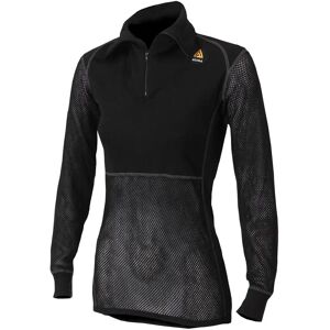 Aclima WoolNet Polo Jet Black - Basislag Aclima WoolNet Polo Jet Black - Basislag
