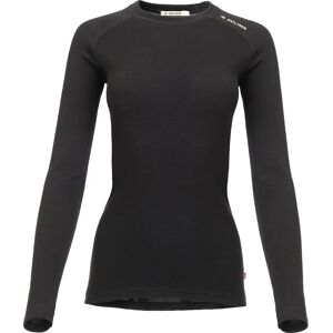 Aclima WarmWool Crew Neck Kvinde - Merino Trøje - Sort - Vinterudstyr Aclima WarmWool Crew Neck Kvinde - Merino Trøje - Sort - Vinterudstyr
