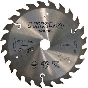 Hikoki Cirkelsågblad 165x2,0mm 24T - Skärverktyg Hikoki Cirkelsågblad 165x2,0mm 24T - Skärverktyg