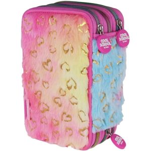 Tinka Rainbow Plush Triple Pencilcase - School Accessory Tinka Rainbow Plush Triple Pencilcase - School Accessory