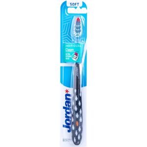Brosse à dents Jordan Individual Clean Soft - Unisexe - 1 pièce - Publicité Brosse à dents Jordan Individual Clean Soft - Unisexe - 1 pièce - Publicité