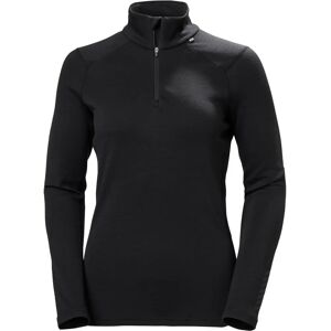 Helly Hansen Women's Lifa Merino Midweight 1/2 Zip Base Layer - Black - Women Helly Hansen Women's Lifa Merino Midweight 1/2 Zip Base Layer - Black - Women