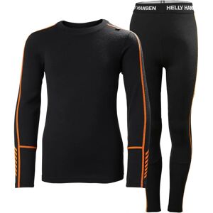 Helly Hansen Junior Lifa Merino Midweight Base Layer Set - Black - Unisex Helly Hansen Junior Lifa Merino Midweight Base Layer Set - Black - Unisex