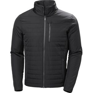 Helly Hansen Heren Crew Insulator Jas - Grijs/Zwart - Jas Helly Hansen Heren Crew Insulator Jas - Grijs/Zwart - Jas