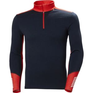 Helly Hansen Men’s Lifa Merino Midweight Half-Zip Base Layer - Navy Blue Helly Hansen Men’s Lifa Merino Midweight Half-Zip Base Layer - Navy Blue