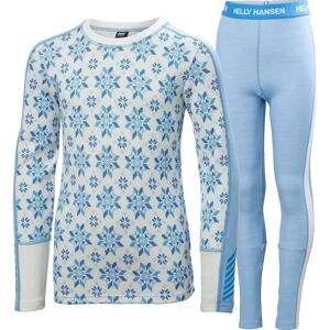 Helly Hansen Junior's Bright Blue Lifa Merino Base Layer Set - Unisex Helly Hansen Junior's Bright Blue Lifa Merino Base Layer Set - Unisex