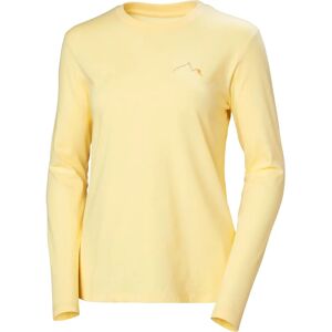 Helly Hansen Women’s F2F Organic Cotton Long Sleeve Tee - Yellow T-Shirt Helly Hansen Women’s F2F Organic Cotton Long Sleeve Tee - Yellow T-Shirt