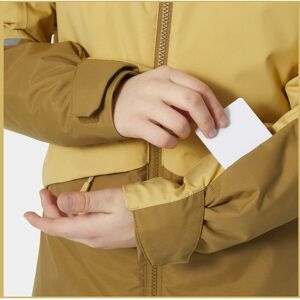 Helly Hansen Junior Stellar Skijakke - Beige - Vandtæt, Isoleret, Reflekterende Helly Hansen Junior Stellar Skijakke - Beige - Vandtæt, Isoleret, Reflekterende