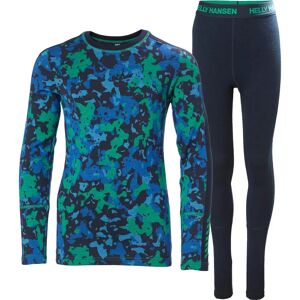 Helly Hansen Junior's Green HH Lifa Merino Base Layer Set - Base Layer Set Helly Hansen Junior's Green HH Lifa Merino Base Layer Set - Base Layer Set
