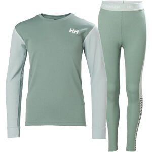 Helly Hansen Junior HH Lifa Active Base Layer Set - Green - Unisex Helly Hansen Junior HH Lifa Active Base Layer Set - Green - Unisex