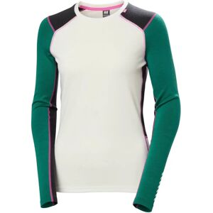 Helly Hansen Women's Lifa Merino Midweight Crew Base Layer - Green Helly Hansen Women's Lifa Merino Midweight Crew Base Layer - Green