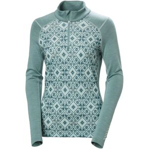 Helly Hansen Womens Lifa Merino Midweight Graphic 1/2 Zip - Base layer Helly Hansen Womens Lifa Merino Midweight Graphic 1/2 Zip - Base layer