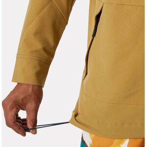 Helly Hansen ULLR D Shield Ski Hoodie - Unisex, Brown, Water-resistant Helly Hansen ULLR D Shield Ski Hoodie - Unisex, Brown, Water-resistant