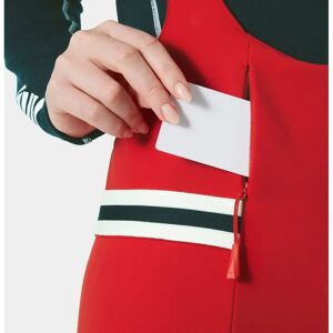 Helly Hansen Women's Avanti Softshell Ski Bib Trousers - Red M Helly Hansen Women's Avanti Softshell Ski Bib Trousers - Red M