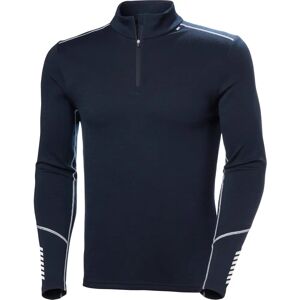 Helly Hansen Men's Lifa Merino Midweight 1/2 Zip Base Layer - Navy Blue - Base Layer Helly Hansen Men's Lifa Merino Midweight 1/2 Zip Base Layer - Navy Blue - Base Layer