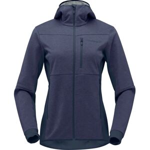 Norrona Falketind Warm2 Octa Hood - Naisten fleece-takki - Tummansininen Norrona Falketind Warm2 Octa Hood - Naisten fleece-takki - Tummansininen