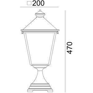 Norlys London Lampe Extérieure - Design Classique, Noir & Blanc - Publicité Norlys London Lampe Extérieure - Design Classique, Noir & Blanc - Publicité