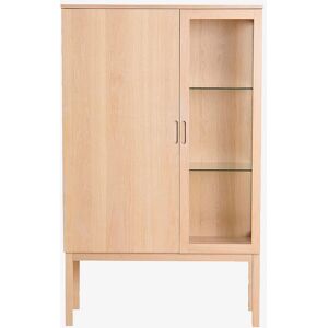 Nordic Furniture Group Olivia Skab - Naturligt Træ - Glasdøre Nordic Furniture Group Olivia Skab - Naturligt Træ - Glasdøre