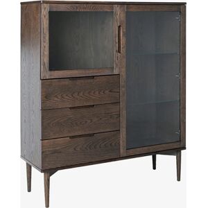 Nordic Furniture Group Karmöy Oliebehandlet Eg Vitrineskab - Brun Nordic Furniture Group Karmöy Oliebehandlet Eg Vitrineskab - Brun