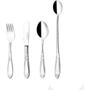 Barnesett Nina fra Hardanger Bestikk - 4 deler i rustfritt stål Barnesett Nina fra Hardanger Bestikk - 4 deler i rustfritt stål