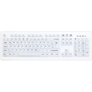 Clavier sans fil Active Key AK-C8100 - Blanc - Désinfectable Clavier sans fil Active Key AK-C8100 - Blanc - Désinfectable