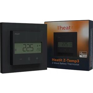 Heatit Z-Temp3 Batteridrevet Termostat - Vannsystem Kontroll - Z-Wave 800 Serie Heatit Z-Temp3 Batteridrevet Termostat - Vannsystem Kontroll - Z-Wave 800 Serie