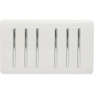 Trendi Switch 6 Gang 2 Way Double Plate Rocker Light Switch - Light Switch Trendi Switch 6 Gang 2 Way Double Plate Rocker Light Switch - Light Switch