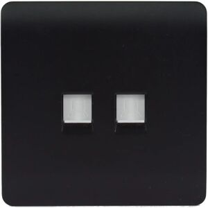Trendi Switch Trendi 2 Gang Tactile RJ45 Cat 5e&Cat 6 Ethernet Socket - Ethernet Socket Trendi Switch Trendi 2 Gang Tactile RJ45 Cat 5e&Cat 6 Ethernet Socket - Ethernet Socket